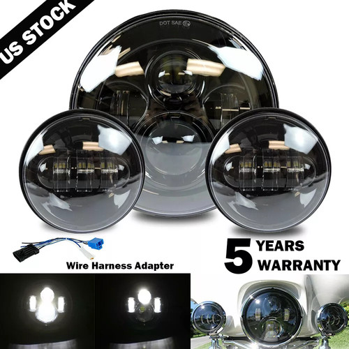 Inch led headlight passing - led, +